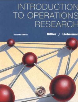 introduction to operations research frederick s hillier gerald j lieberman 7th edition