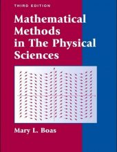 Mathematical Methods in the Physical Sciences – Mary L Boas – 3rd Edition
