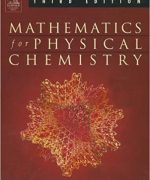 mathematics for physical chemistry robert g mortimer 3rd edition