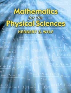 Mathematics for the Physical Sciences – Herbert S. Wilf – 1st Edition