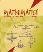 mathematics textbook for class xii part i