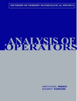 Methods of Modern Mathematical Physics V4 (Analysis of Operators) – Michael Reed, Barry Simon – 1st Edition