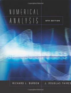 Numerical Analysis – Richard L. Burden, J. Douglas Faires – 8th Edition