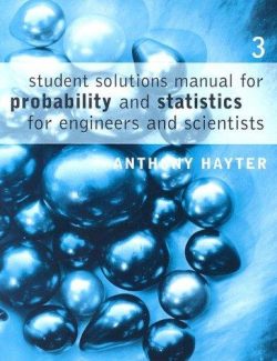 Probability and Statistics for Engineers and Scientists – Anthony Haytr – 3rd Edition