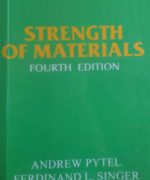 strength of materials mechanics book andrew pytel ferdinand singer