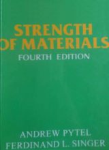 strength of materials mechanics book andrew pytel ferdinand singer
