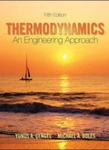 thermodynamics an engineering approach yunus cengel michael boles 5th edition