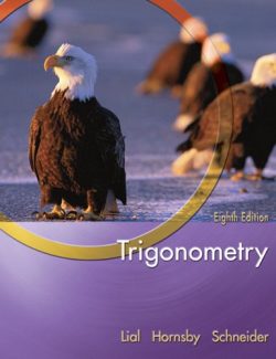 trigonometry margaret l lial 8th edition