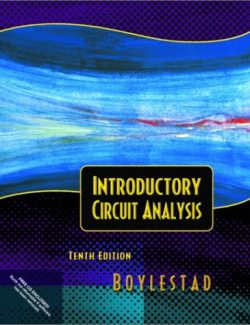 Introductory Circuit Analysis – Robert Boylestad – 10th Edition