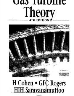 gas turbine theory h cohen g f c rogers hih saravanamuttoo 4th edition 1