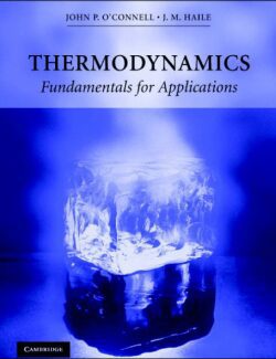 thermodyninamics fundamentals for applications j p oconnell j m haile 1st edition 1 250x325 1
