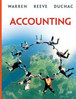 Accounting – Carl S. Warren, James M. Reeve, Jonathan Duchac – 22th Edition