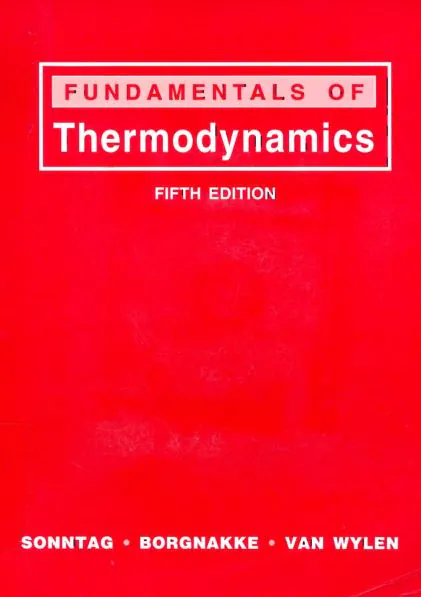 Fundamentals of Thermodynamics - Richard E. Sonntag