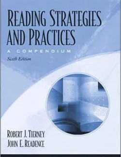 Reading Strategies and Practices – Robert J. Tierney, John E. Readence – 6th Edition Reading Strategies and Practices - Robert J. Tierney