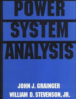 Power Systems Analysis – John Joseph Grainger, William D. Stevenson – 2nd Edition