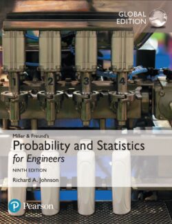 Miller & Freund’s Probability and Statistics for Engineers – Richard A. Johnson – 9th Edition Miller & Freunds Probability and Statistics for Engineers - Richard A. Johnson - 9th Edition