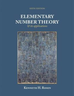 Elementary Number Theory and Its Applications – Bart Goddard, Kenneth H. Rosen – 6th Edition