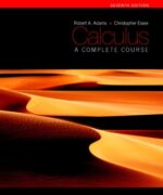 calculus a complete course robert a adams christopher essex 7th edition