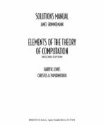 elements of the theory of computation james grimmelmann harry r lewis christos h papadimitriou 2nd edition