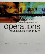 fundamentals of operations management mark m davis nicholas j aquilano richard b chase 4th edition